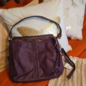 Montana West Purple Studded Shoulder Bag ⭐️✨️💜